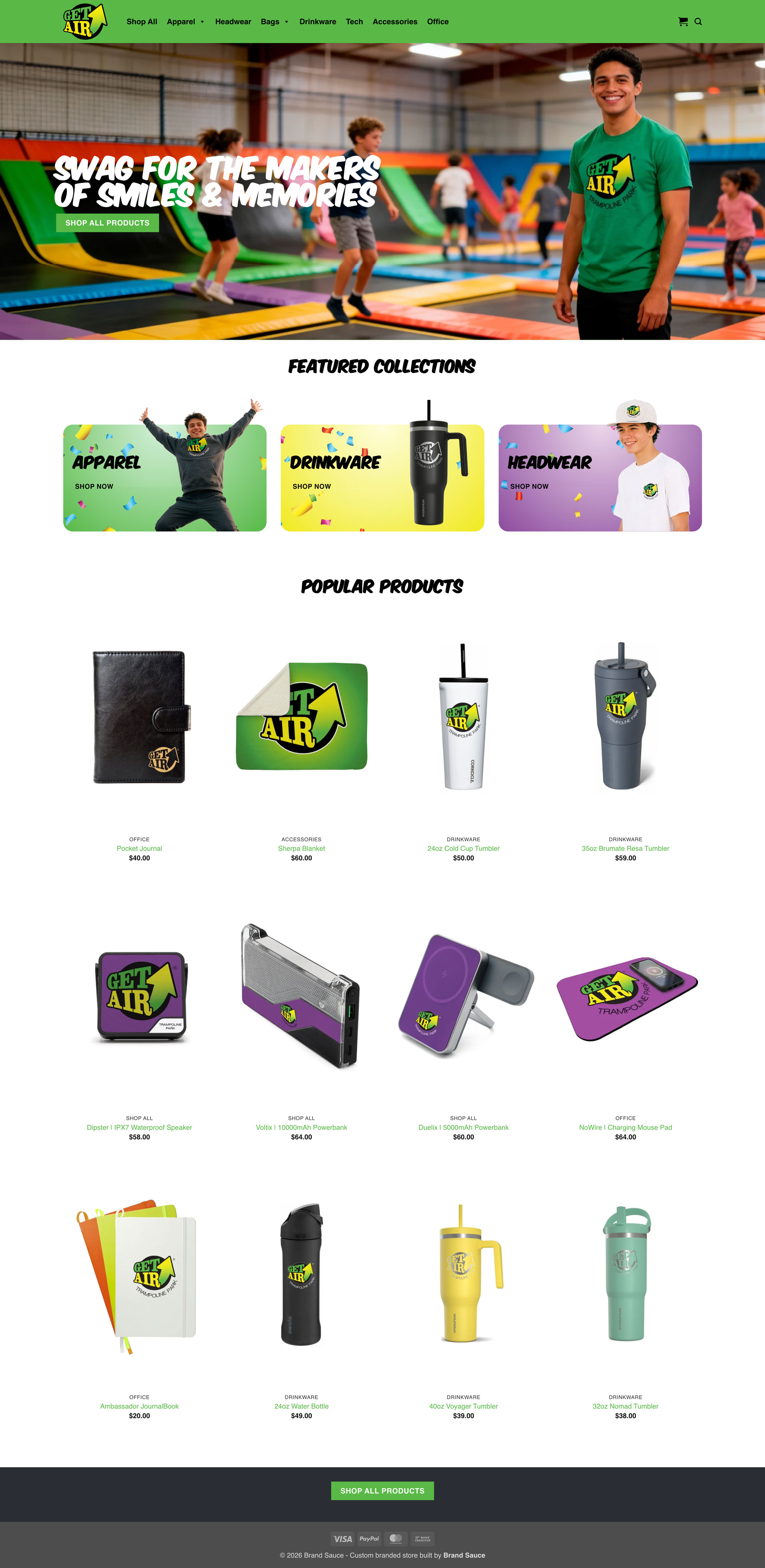 Get Air Sports company store preview